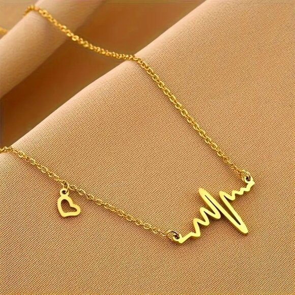 HEARTBEAT NECKLACE - Picture 1 of 2
